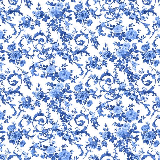 Find The Blue White Porcelain Rose Scroll Cotton Fabric At Michaels Find The Blue White Porcelain Rose Scroll Cotton Fabric At Michaels